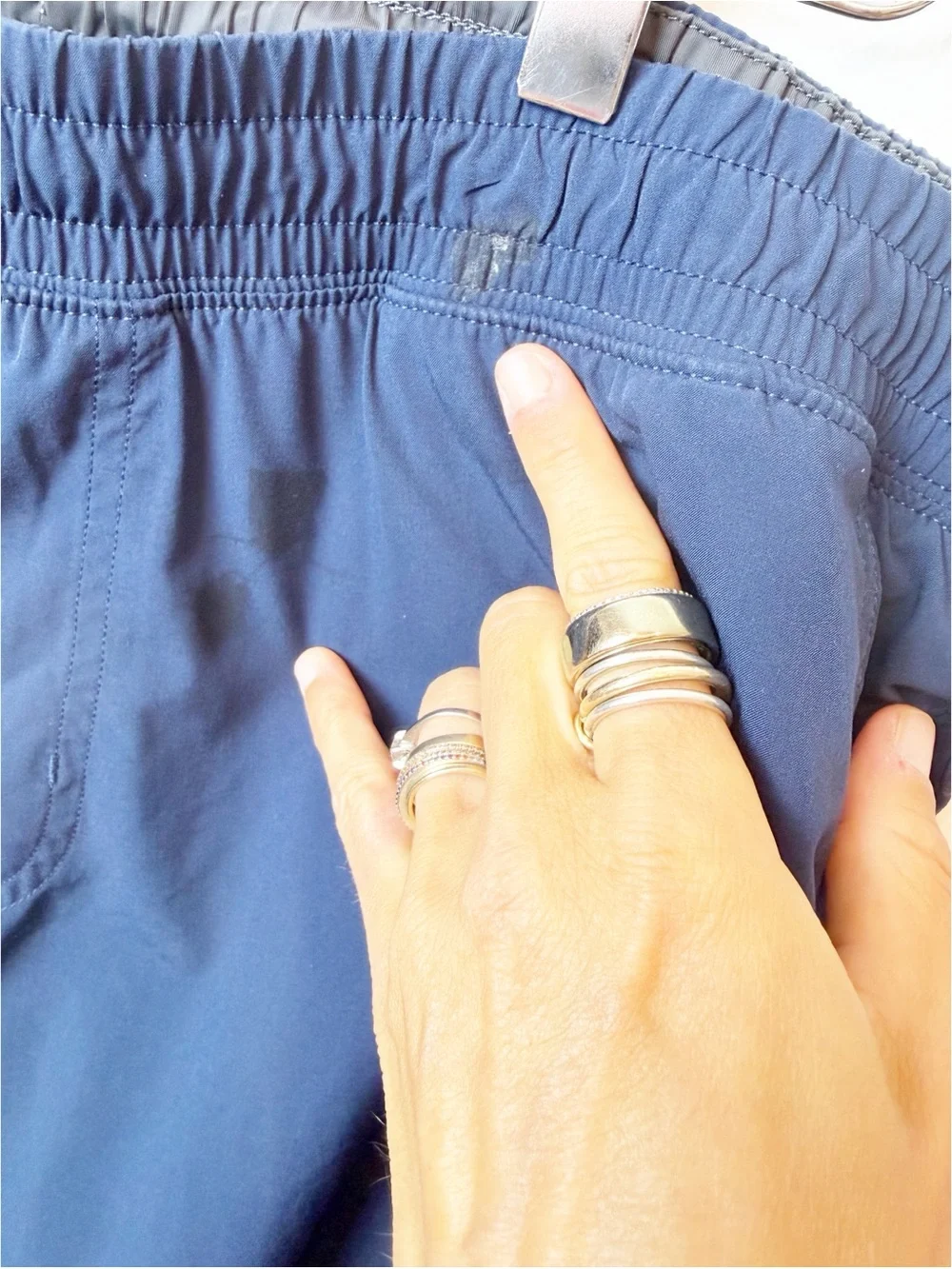 Rhone | Men's Navy Blue Lined Athletic Training Shorts